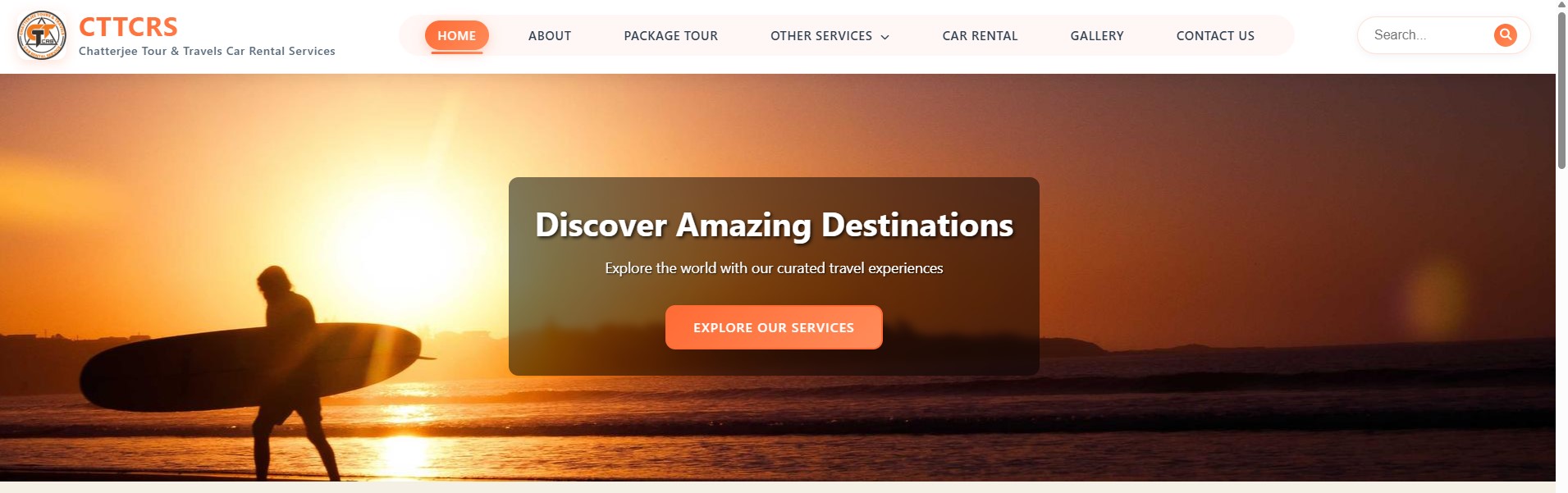 Tours and Travel Website