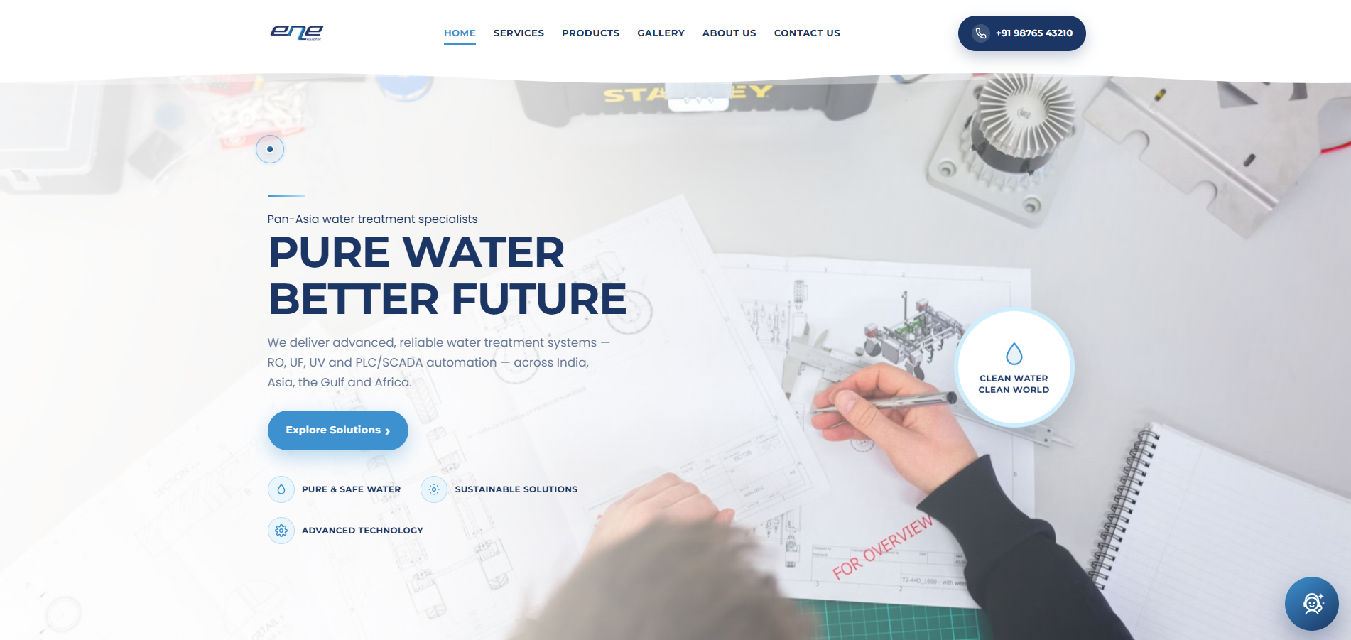 Water Treatment company Website